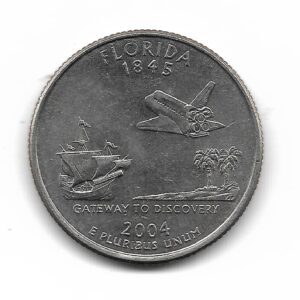 Estados Unidos 1/4 Dolar 2004D Florida