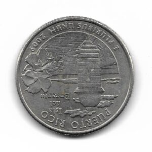 Estados Unidos 1/4 Dolar 2009D Puerto Rico