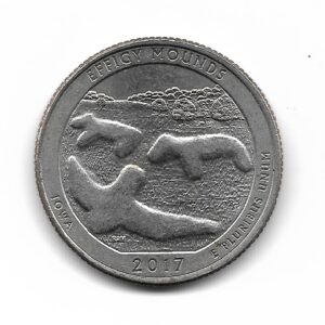 Estados Unidos 1/4 Dolar 2017D Effigy Mounds