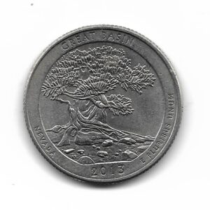 Estados Unidos 1/4 Dolar 2013D Great Basin