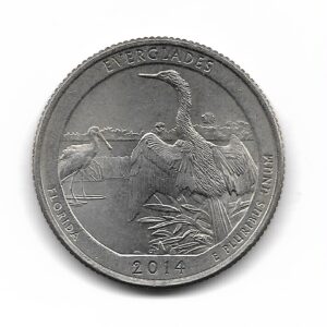 Estados Unidos 1/4 Dolar 2014D Everglades