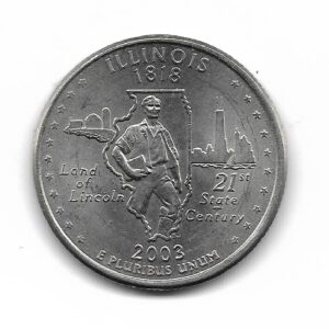 Estados Unidos 1/4 Dolar 2003P Illinois