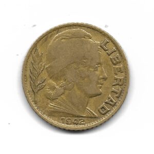 Argentina 5 Centavos 1942 CJ214 MB+