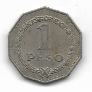 Colombia 1 Peso 1967 KM229 MB