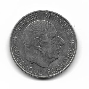 Francia 1 Franco 1988 Conmemorativa Charles de Gaulle KM963 SC