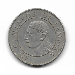 Honduras 50 Centavos de Lempira 1978 KM84 EXC-