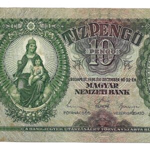 Hungria 10 Pengo 1936 P100 MB