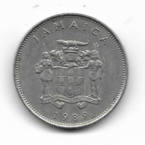 Jamaica 20 Cents 1989 KM48 MB+