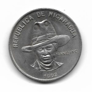 Nicaragua 1 Cordoba 1983 Sandino KM43 SC