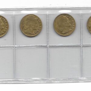 Argentina Serie Completa 5 Centavos 1942 a 1950 MB/EXC