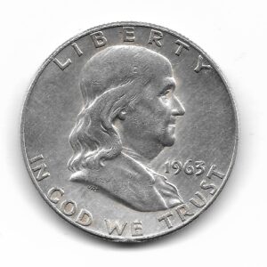 Estados Unidos 1/2 Dolar de Plata 1963D KM199 EXC