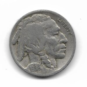 Estados Unidos 5 Cents 1936 KM134 MB