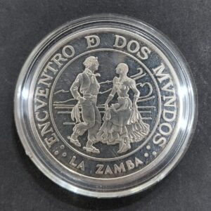 Argentina 25 Pesos de Plata 1997 III Serie Iberoamericana LA ZAMBA CJ10.4 Proof