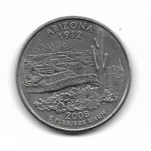 Estados Unidos 1/4 Dolar 2008P Arizona