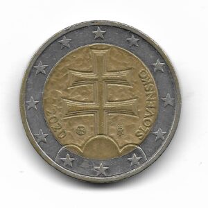 Eslovaquia 2 Euros 2020 KM102 EXC
