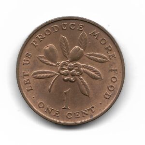 Jamaica 1 Cent 1973 F.A.O KM52 SC