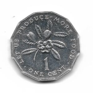 Jamaica 1 Cent 1990 F.A.O KM64 SC