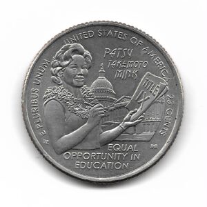 Estados Unidos 1/4 Dolar 2024P Patsy Takemoto Mink