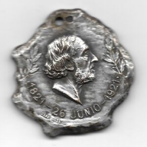 Mitre Medalla Pro Patria Centenario 1821-1921