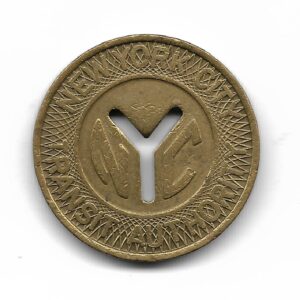 New York Ficha/Token de Transito 1953/1970