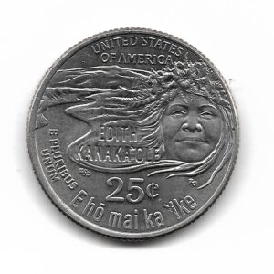 Estados Unidos 1/4 Dolar 2023P Edith Kanaka´ole