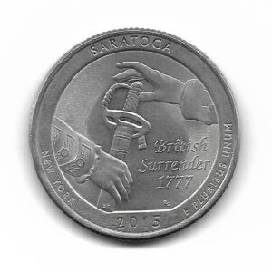 Estados Unidos 1/4 Dolar 2015P Saratoga