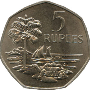 Islas Seychelles 5 Rupias 1972 KM19 SC