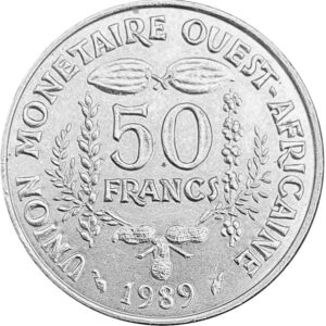 Africa del Oeste 50 Francos 1982 F.A.O KM6 SC