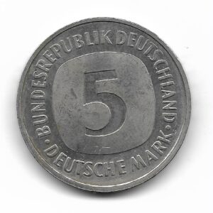Alemania 5 Marcos 1991F KM140.1 MB+