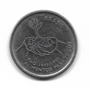 Brasil 10 Centavos 1995 F.A.O KM641 SC