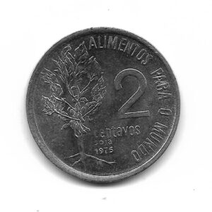 Brasil 2 Centavos 1975 F.A.O KM586 SC