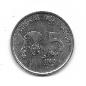 Brasil 5 Centavos 1975 F.A.O KM587.1 SC