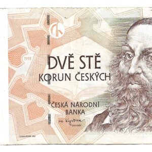 Republica Checa 200 Korun 1998 P19b VF