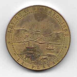 Medalla Fundacion de La Plata 1882