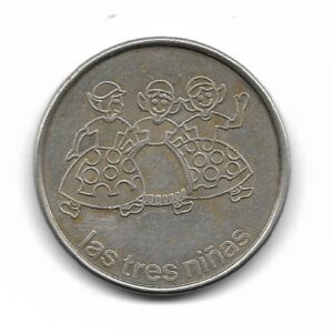 Ficha/Token Publicidad Leche Las Tres Niñas 1960-70s