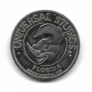 Ficha de Juego Estudios Universal Florida 1991 Pajaro Loco SC-