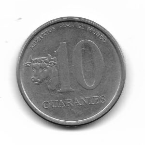 Paraguay 10 Guaranies 1978 F.A.O KM167 SC