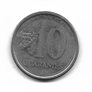 Paraguay 10 Guaranies 1980 F.A.O KM167 SC