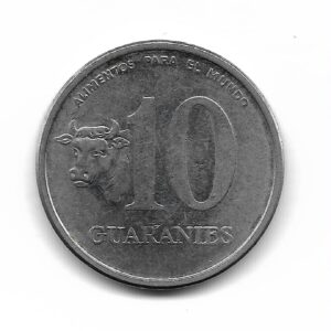 Paraguay 10 Guaranies 1986 F.A.O KM167 SC