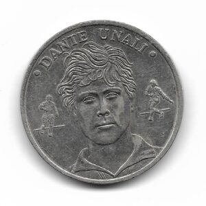 Ficha/Token Helados Dolce Neve serie Pasion por el Gol 1998 Dante Unali