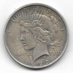 Estados Unidos 1 Dolar de Plata 1922 KM150 MB+