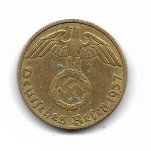 Alemania 5 Reichspfennig 1937E KM91 MB+