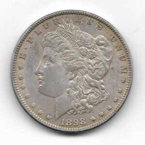Estados Unidos 1 Dolar Morgan de Plata 1898 KM110 SC-