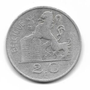 Belgica 20 Francos de Plata 1950 KM140 MB