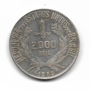Brasil 2.000 Reis de Plata 1930 KM526 MB