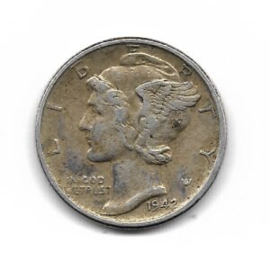 Estados Unidos Dime de Plata 1942 KM140 MB