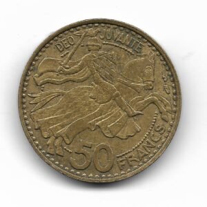 Monaco 50 Francos 1950 KM132 MB+