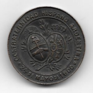 Medalla La Municipalidad del Rosario Homenaje a España 1900