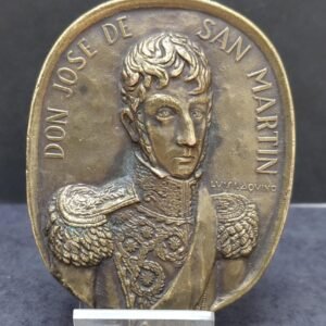 Medalla Banco Provincia de Buenos Aires 1850-1950 Conmemorativa Año del Libertador General San Martin