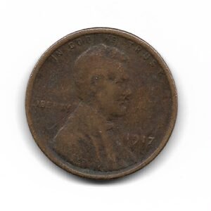 Estados Unidos 1 Cent 1917 KM132 B+